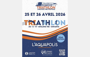 Inscription au Triathlon de l'aquapolis 25 et 26 avril 2026